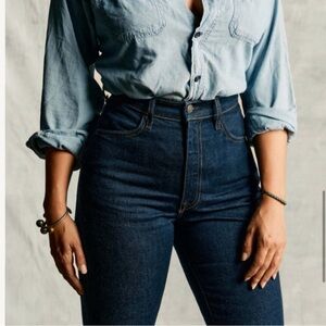 Imogene + Willie Elizabeth High Rise Indigo Dark Wash Size 27